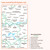 Rear orange cover of OS Explorer Map 222 Rugby & Daventry showing the area covered by the map