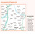 Rear orange cover of OS Explorer Map 226 Ely & Newmarket showing the area covered by the map