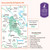 Rear orange cover of OS Explorer Map 244 Cannock Chase & Chasewater showing the area covered by the map