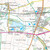 Close-up of the map showing Ancaster on OS Explorer Map 247 Grantham