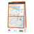Rear orange cover of OS Explorer Map 252 Norfolk Coast East showing the area covered by the map and the wider area