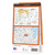Rear orange cover of OS Explorer Map 260 Nottingham showing the area covered by the map and the wider area