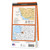 Rear orange cover of OS Explorer Map 275 Liverpool showing the area covered by the map and the wider area