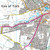 Close-up of the map showing a part of the Vale of York on OS Explorer Map 290 York