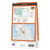 Rear orange cover of OS Explorer Map 297 Lower Wharfedale & Washburn Valley showing the area covered by the map and the wider area