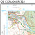 Close-up of the map and grid reference on OS Explorer Map 325 Morpeth & Blyth