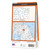 Rear orange cover of OS Explorer Map 331 Teviotdale South showing the area covered by the map and the wider area