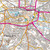 Close-up of the map showing Paisley on OS Explorer Map 342 Glasgow, Paisley, Rutherglen & Kirkintilloch