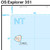 Close-up of the map and grid reference on OS Explorer Map 351 Dunbar & North Berwick