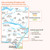 Rear orange cover of OS Explorer Map 399 Loch Arkaig showing the area covered by the map