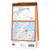 Rear orange cover of OS Explorer Map 423 Elgin, Forres & Lossiemouth showing the area covered by the map and the wider area