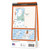 Rear orange cover of OS Explorer Map 447 Ben Hope, Ben Loyal & Kyle of Tongue showing the area covered by the map and the wider area
