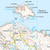 Close-up of the map on OS Explorer Map 448 Strath Naver & Loch Loyal