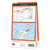 Rear orange cover of OS Explorer Map 451 Thurso & John o'Groats showing the area covered by the map and the wider area