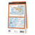Rear orange cover of OS Explorer Map 454 North Uist & Berneray showing the area covered by the map and the wider area