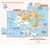 Rear orange cover of OS Explorer Map 454 North Uist & Berneray showing the area covered by the map