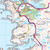 Close-up of the map on OS Landranger Map 9 Cape Wrath