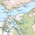 Close-up of the map on OS Landranger Map 50 Glen Orchy & Loch Etive