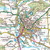 Close-up of the map on OS Landranger Map 58 Perth & Alloa