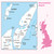 Rear pink cover of OS Landranger Map 61 Jura & Colonsay showing the area covered by the map