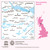 Rear pink cover of OS Landranger Map 65 Falkirk & Linlithgow showing the area covered by the map