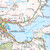 Close-up of the map on OS Landranger Map 68 South Kintyre & Campbeltown