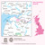 Rear pink cover of OS Landranger Map 85 Carlisle & Solway Firth showing the area covered by the map