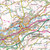 Close-up of the map on OS Landranger Map 136 Newtown & Llanidloes