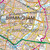 Close-up of the map on OS Landranger Map 139 Birmingham & Wolverhampton