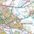 Close-up of the map on OS Landranger Map 149 Hereford & Leominster
