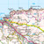 Close-up of the map on OS Landranger Map 180 Barnstaple & Ilfracombe