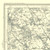 Close up of Authentic reproduction of Ordnance Survey map of North London 1896-1904 with a yellow tint background