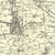 Close up of Authentic reproduction of Ordnance Survey map of Chester 1896-1904 with a yellow tint background