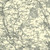 Close up of Authentic reproduction of Ordnance Survey map of Derby 1896-1904 with a yellow tint background