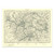 Authentic reproduction of Ordnance Survey map of Huddersfield 1896-1904 with a yellow tint background