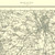 Close up of authentic reproduction of Ordnance Survey map of Worcester  1896-1904 with a yellow tint background