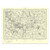 Authentic reproduction of Ordnance Survey map of Ashbourne 1896-1904 with a yellow tint background