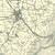 Close up of authentic reproduction of Ordnance Survey map of Boston 1896-1904 with a yellow tint background