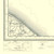 Close up of authentic reproduction of Ordnance Survey map of Mundesley 1896-1904 with a yellow tint background
