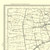 Close up of authentic reproduction of Ordnance Survey map of Spalding 1896-1904 with a yellow tint background