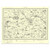 Authentic reproduction of Ordnance Survey map of Fakenham 1896-1904 with a yellow tint background