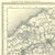 Close up of Authentic reproduction of Ordnance Survey map of Falmouth 1896-1904 with a yellow tint background