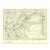 Authentic reproduction of Ordnance Survey map of Brampton 1896-1904 with a yellow tint background