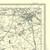 Close up of authentic reproduction of Ordnance Survey map of Warwick 1896-1904 with a yellow tint background