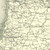 Close up of Authentic reproduction of Ordnance Survey map of Bude 1896-1904 with a yellow tint background