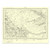 Authentic reproduction of Ordnance Survey map of Brough 1896-1904 with a yellow tint background