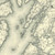 Close up of authentic reproduction of Ordnance Survey map of Kilmartin 1896-1904 with a yellow tint background