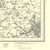 Close up of authentic reproduction of Ordnance Survey map of Tewkesbury 1896-1904 with a yellow tint background