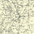 Close up of authentic reproduction of Ordnance Survey map of Tewkesbury 1896-1904 with a yellow tint background
