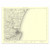 Authentic reproduction of Ordnance Survey map of Aberdeen 1896-1904 with a yellow tint background